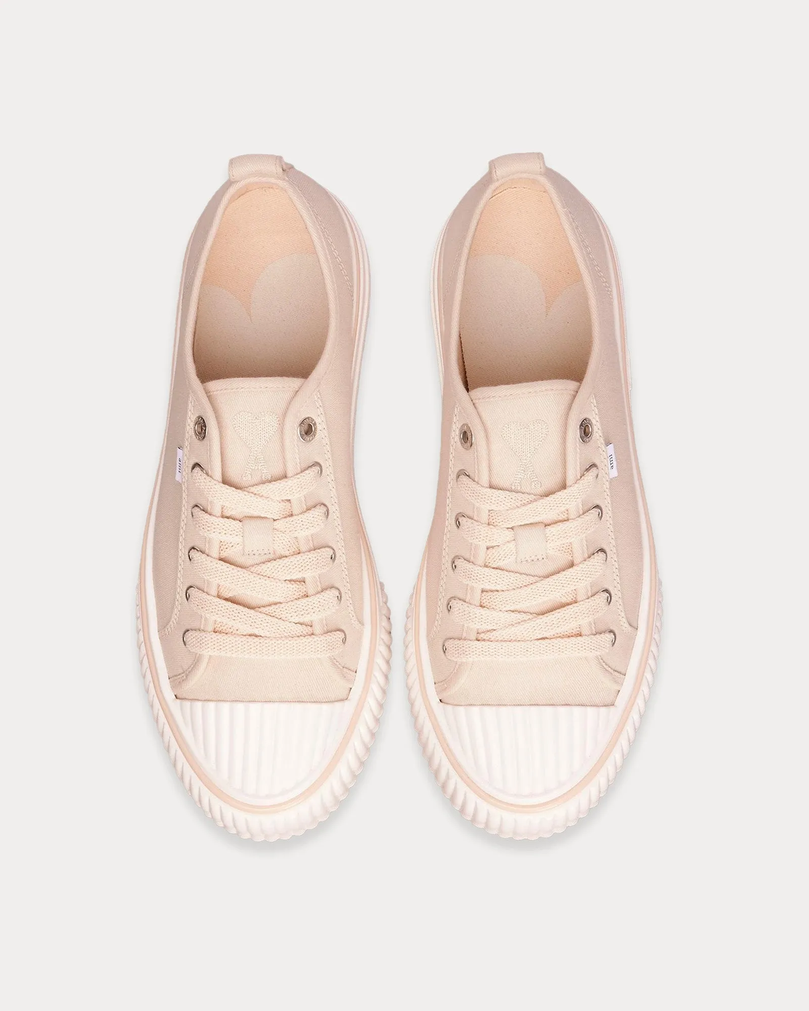 1980 Canvas Off White / White Low Top Sneakers