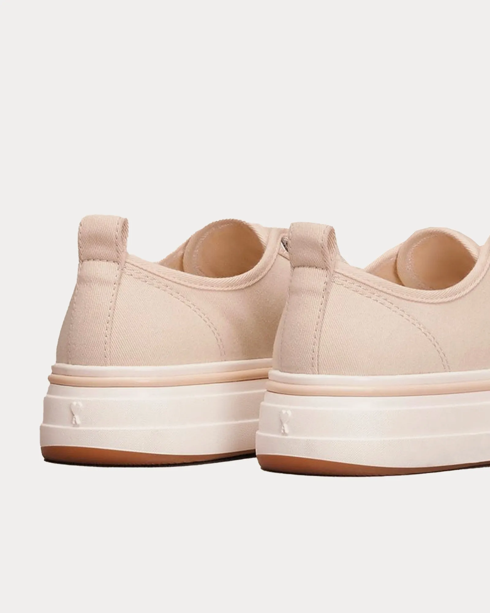 1980 Canvas Off White / White Low Top Sneakers