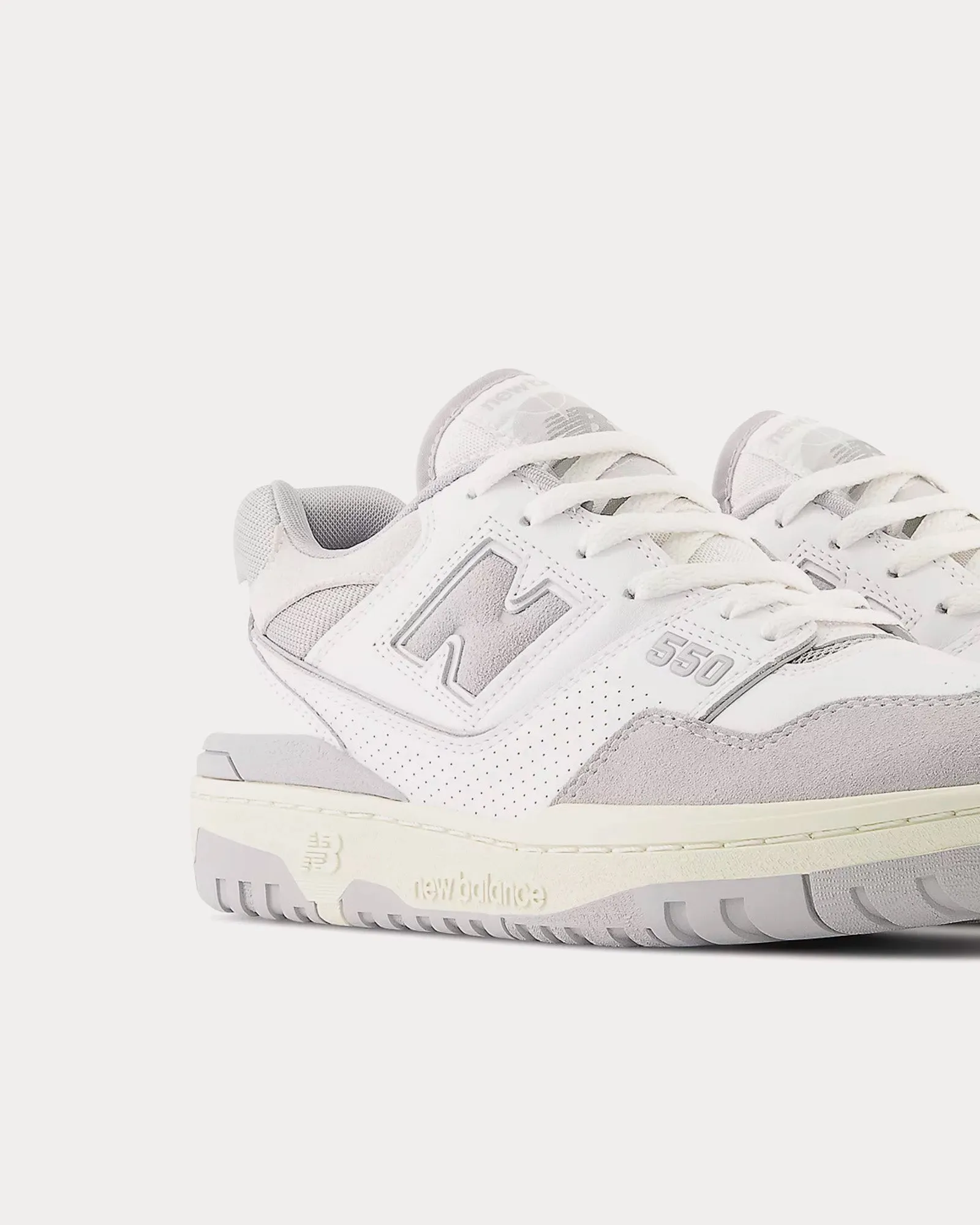 550 White / Raincloud / Reflection Low Top Sneakers