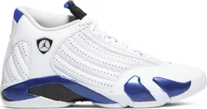 Air Jordan 14 Retro Hyper Royal Sneakers, White