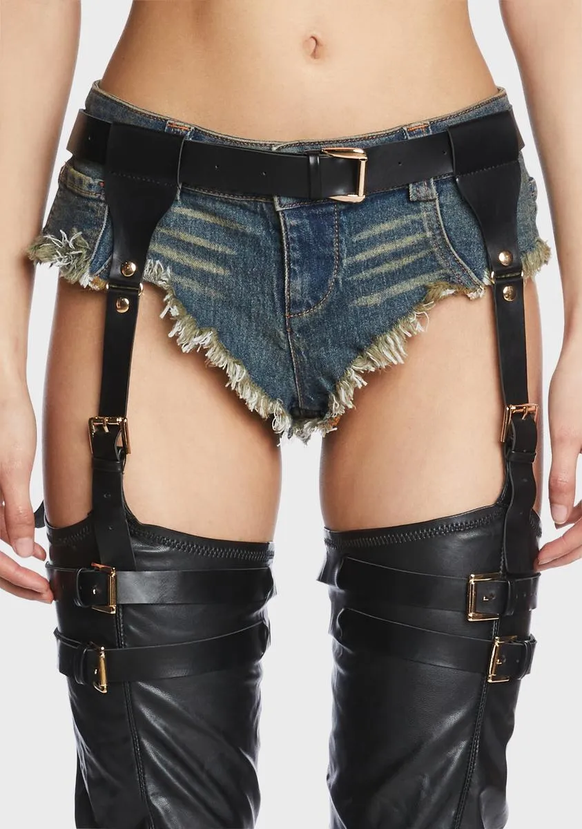 Alessia Thigh High Chap Boots