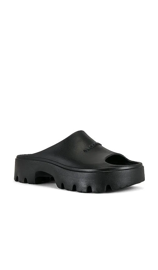 ALLSAINTS Eclipse Flatform Slider in Black