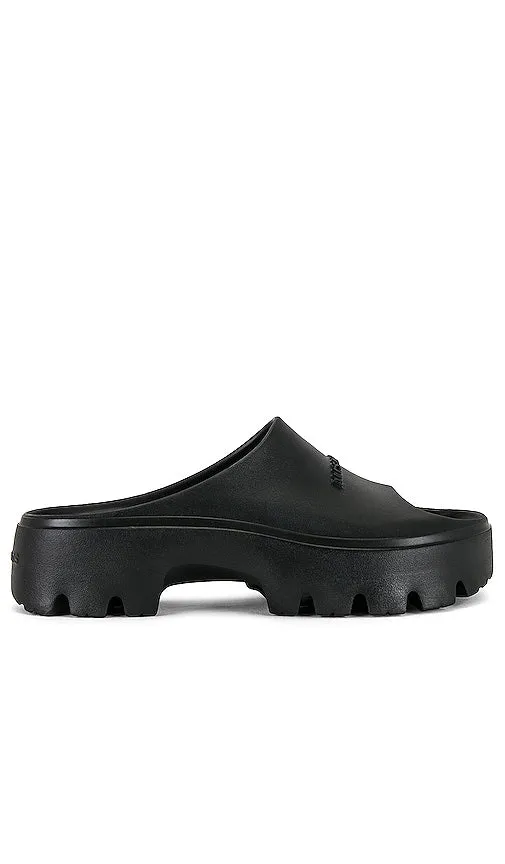 ALLSAINTS Eclipse Flatform Slider in Black