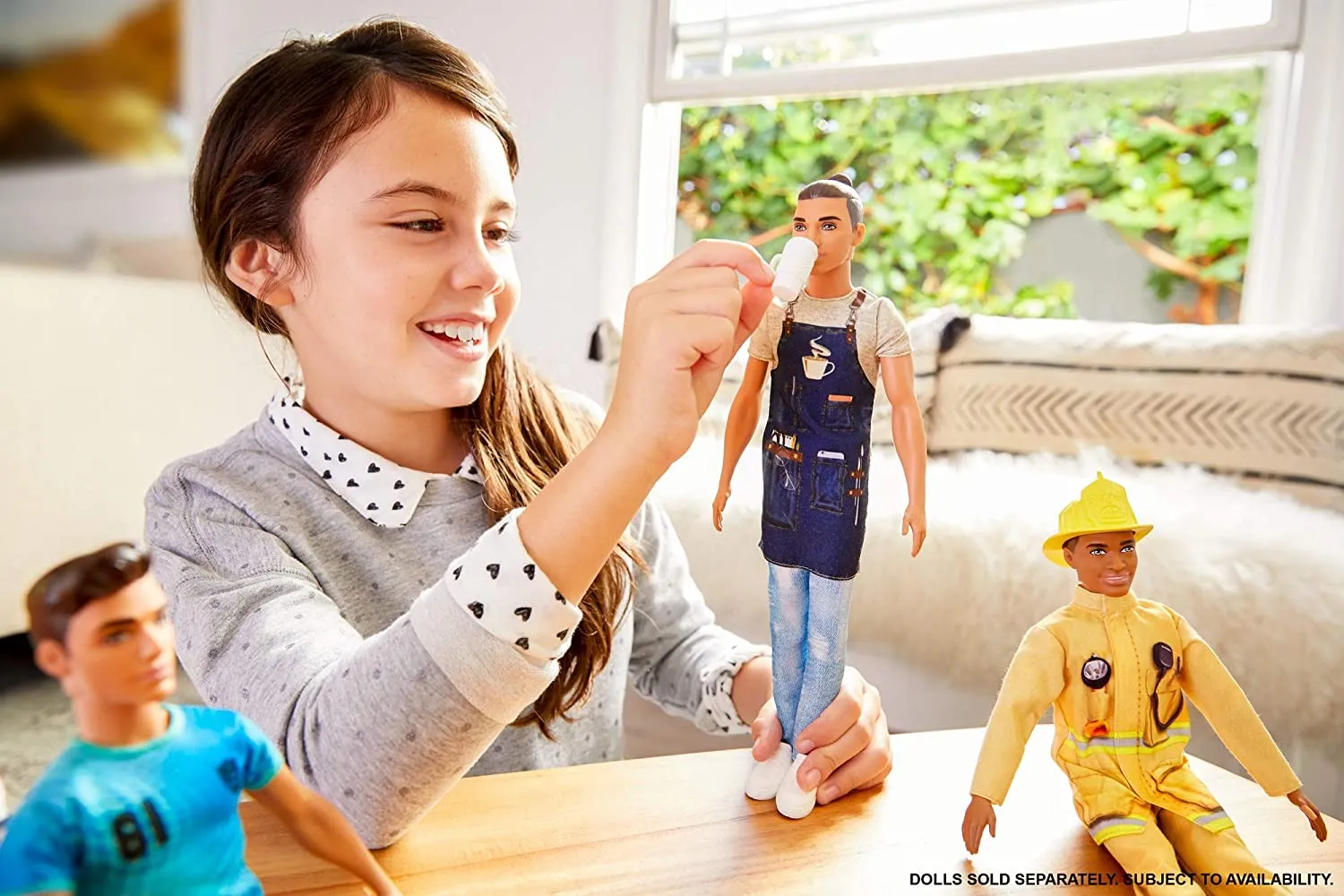 Barbie Ken Careers Barista Doll with Coffee-Themed Accessories - Regular