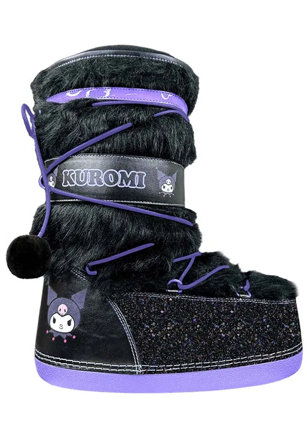 Blizz Kuromi [Black/Lavender] | PLATFORM BOOTS [PREORDER]