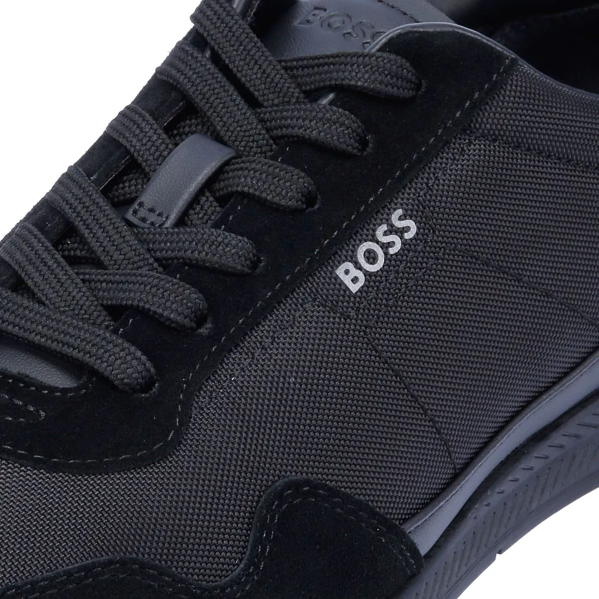 Boss Titanium Men's Black Trainers