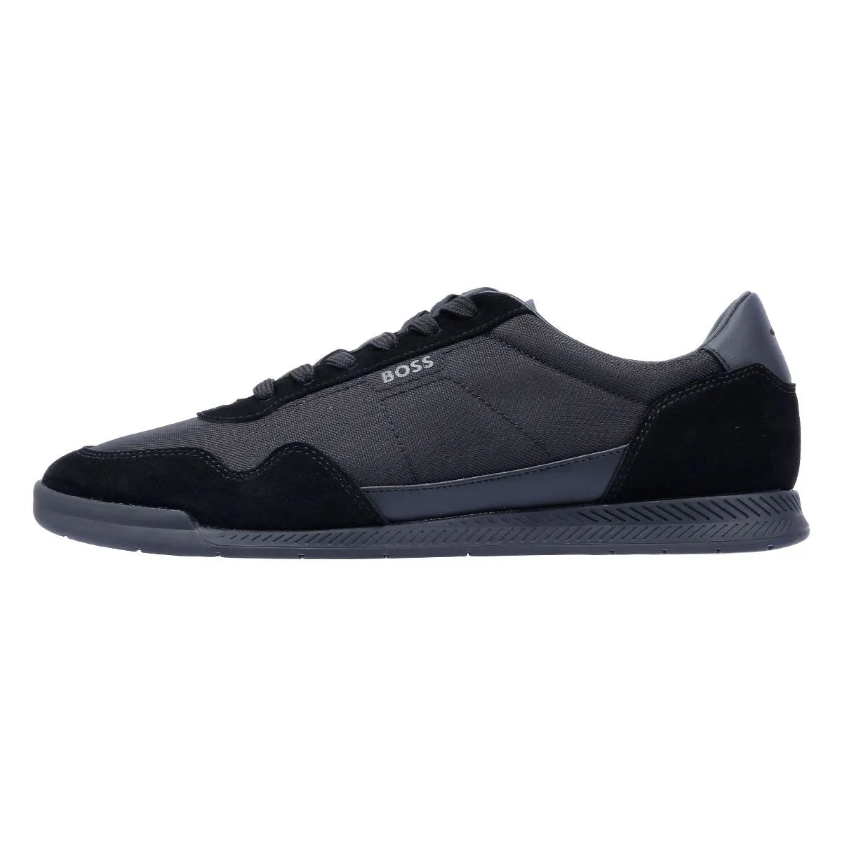 Boss Titanium Men's Black Trainers