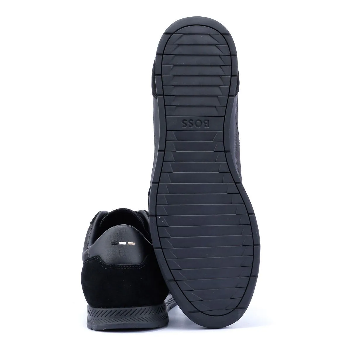 Boss Titanium Men's Black Trainers