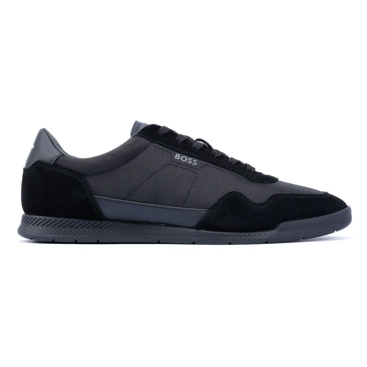 Boss Titanium Men's Black Trainers