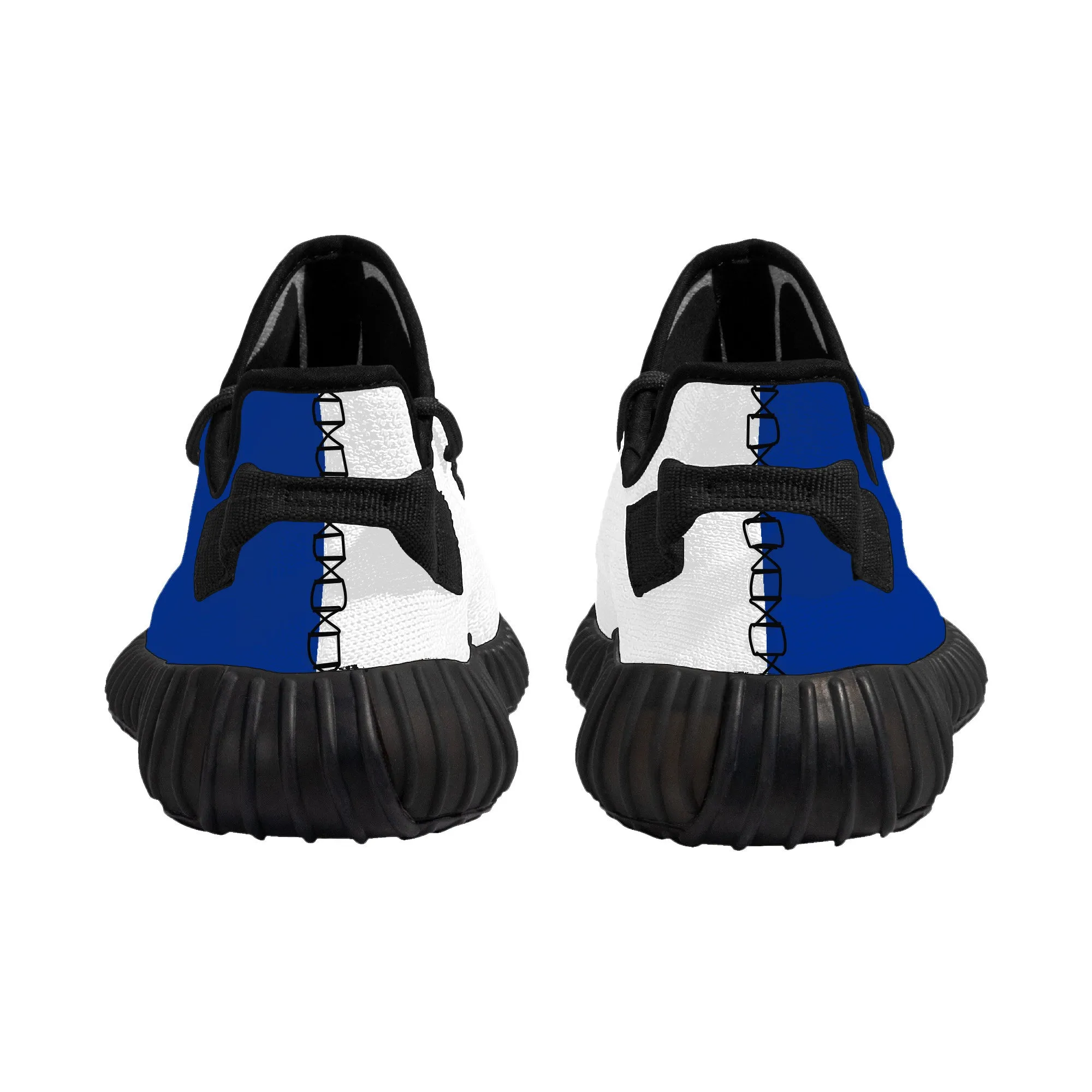 Breathable Mesh Knit Sneaker - Black