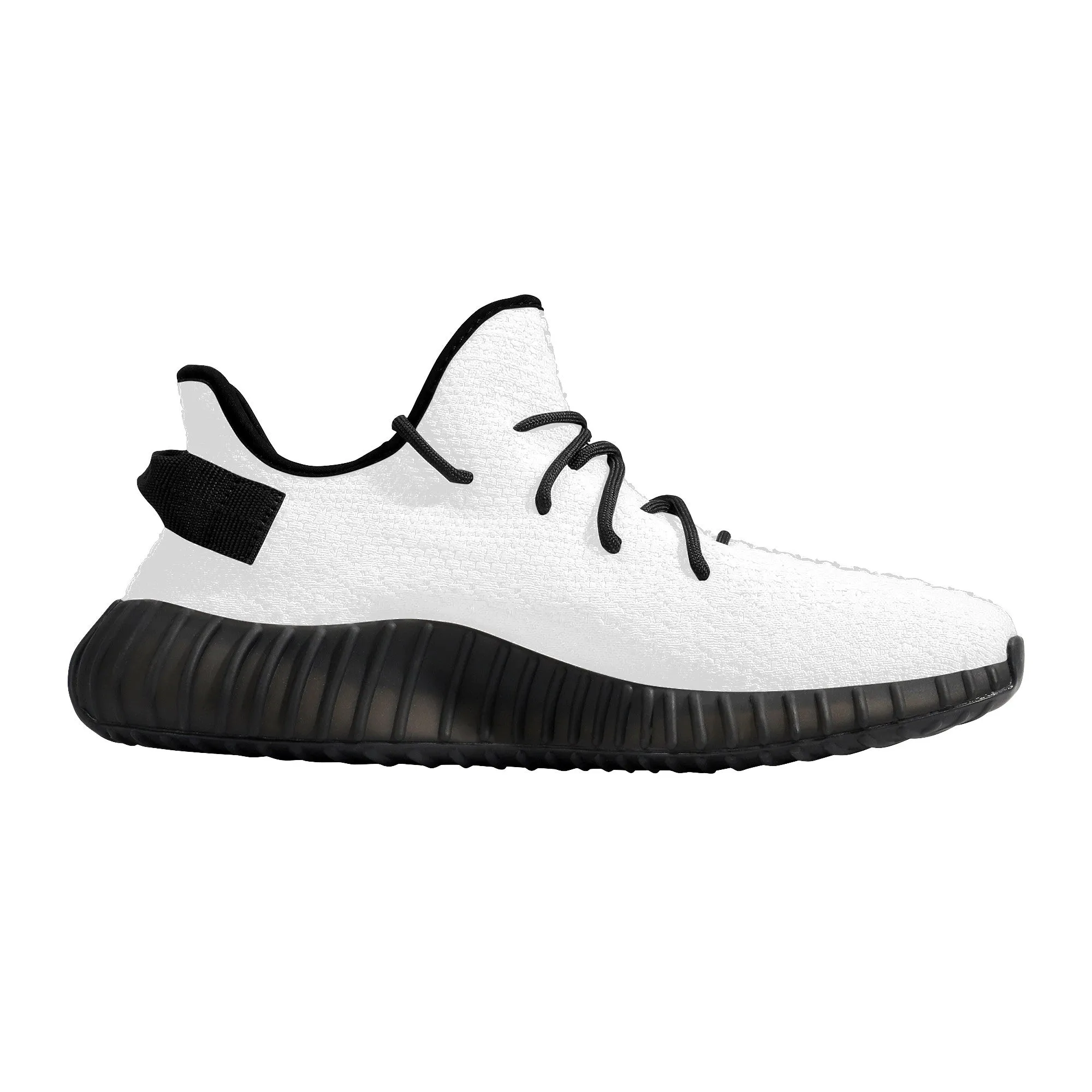 Breathable Mesh Knit Sneaker - Black