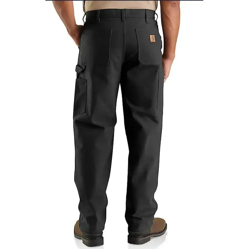 Carhartt® B11-BLK 33X34 Men's Utility Work Pants, 33 Waist, 34 Length, Loose Fit, Black, Cotton