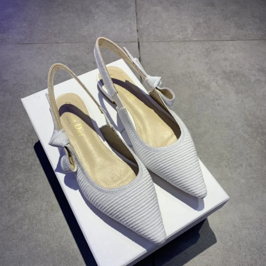 CD J'Ador Slingback Pump White For Women 0.6 in / 1.5 cm