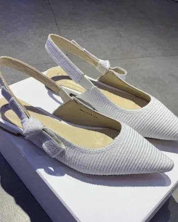CD J'Ador Slingback Pump White For Women 0.6 in / 1.5 cm