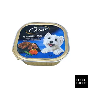 Cesar Dog Food Tray Tender Lamb & Vege 100G