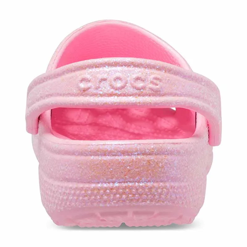 Crocs Classic Glitter Clogs - Flamingo