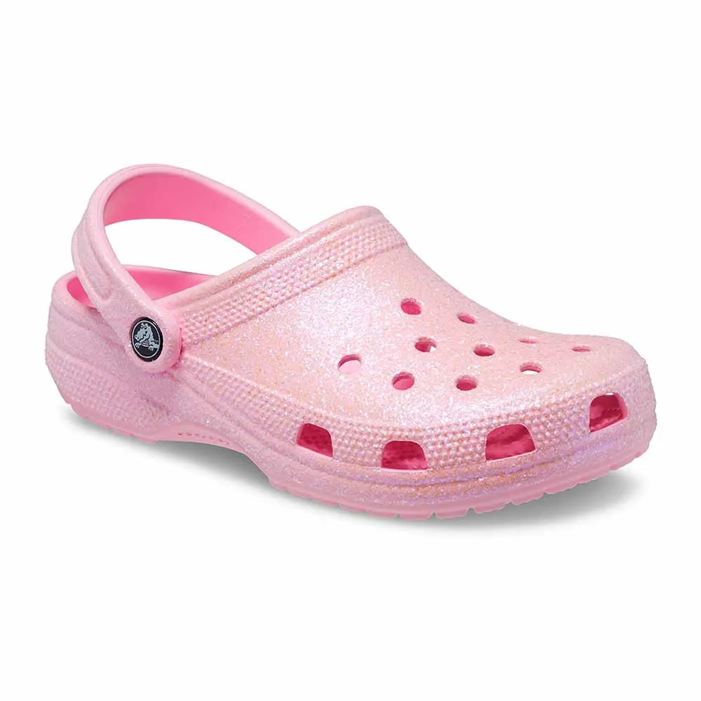 Crocs Classic Glitter Clogs - Flamingo