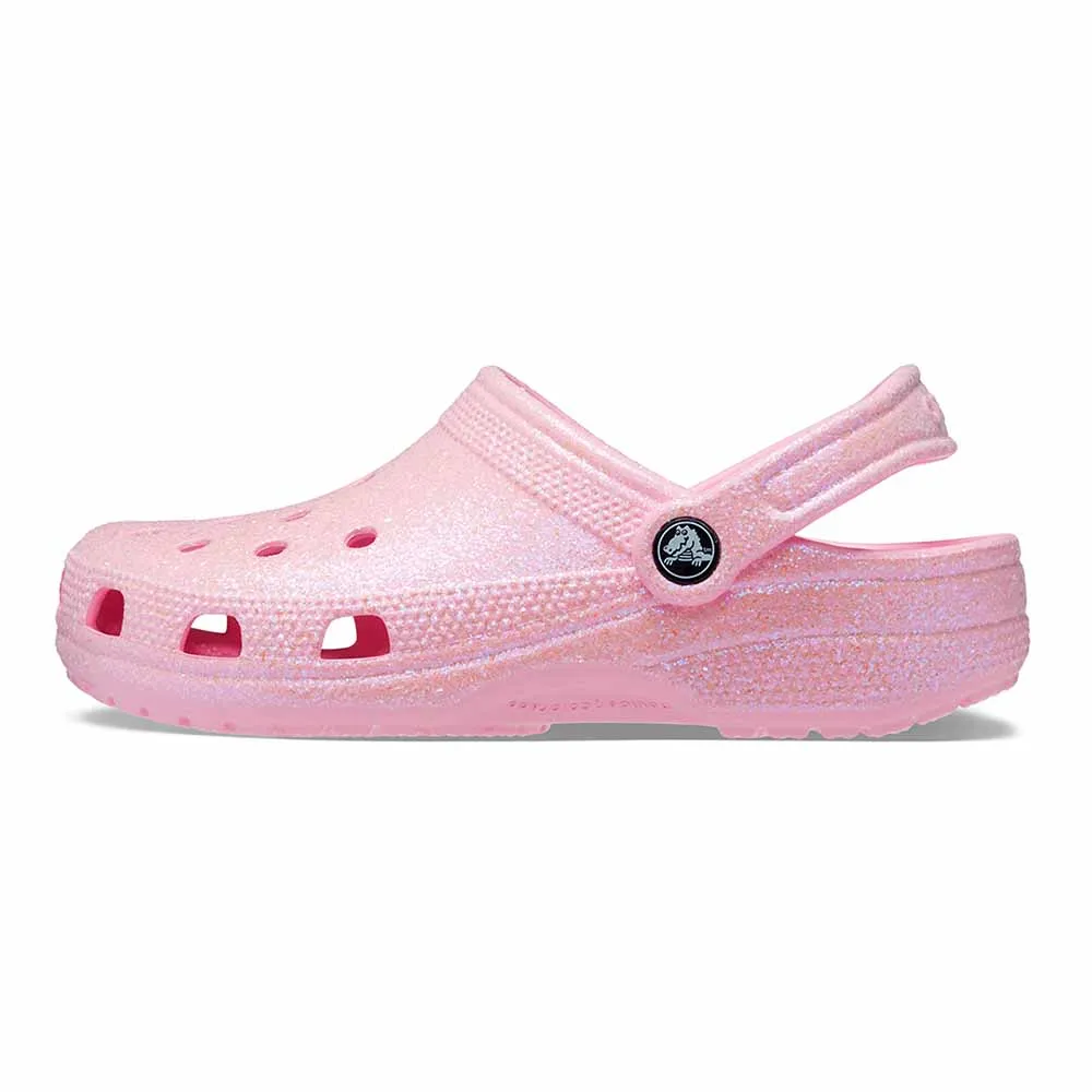 Crocs Classic Glitter Clogs - Flamingo