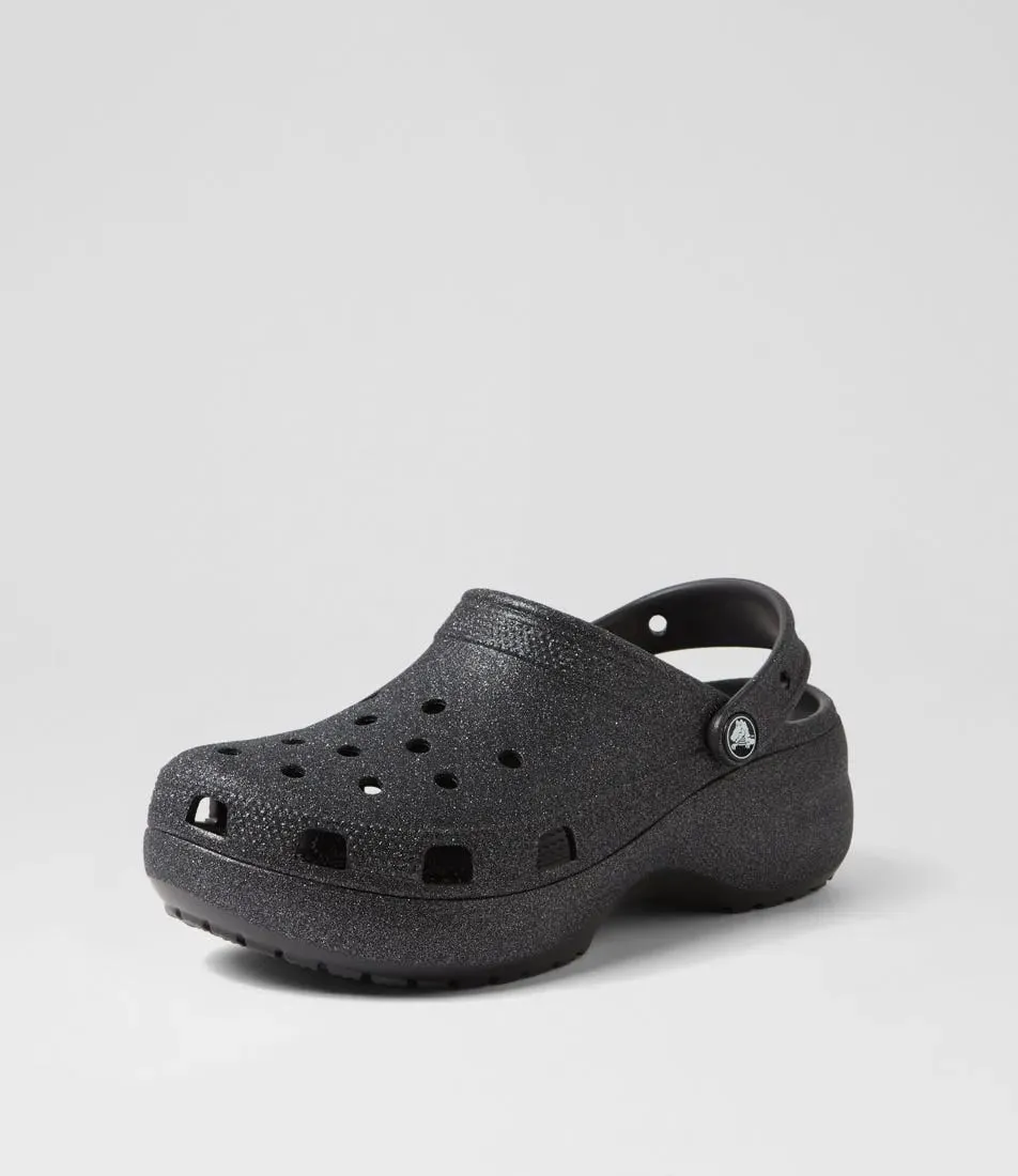 Crocs Classic Platform Glitter Clog