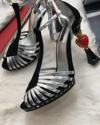 DolGa Pumps Silver For Women DG Shoes