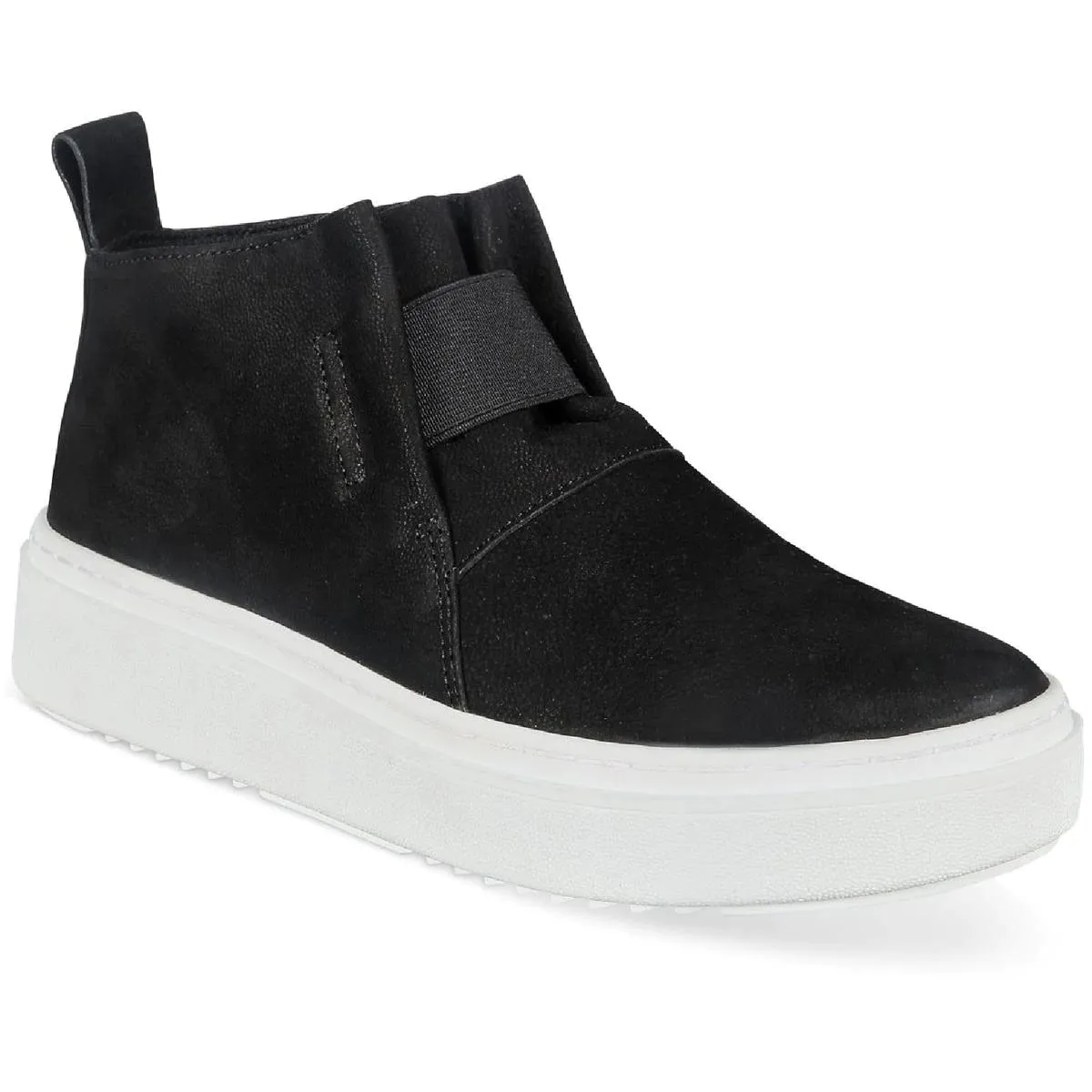 Eileen Fisher Women's Greta Sneaker Booties Color Black Nubuck Size 6M
