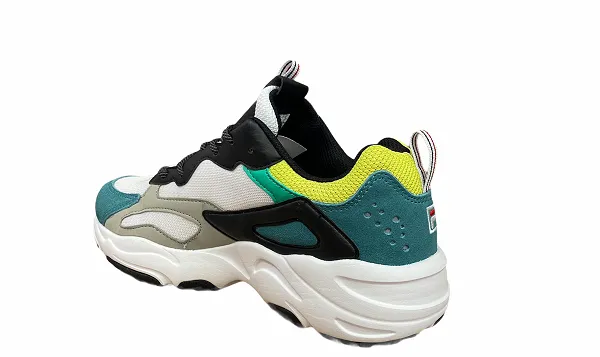 Fila scarpa sneakers da uomo Ray Tracer 1010685.13C bianco-nero-grigio