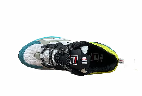 Fila scarpa sneakers da uomo Ray Tracer 1010685.13C bianco-nero-grigio