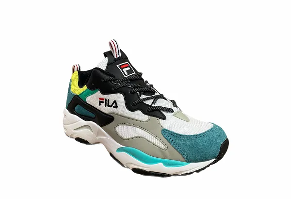 Fila scarpa sneakers da uomo Ray Tracer 1010685.13C bianco-nero-grigio