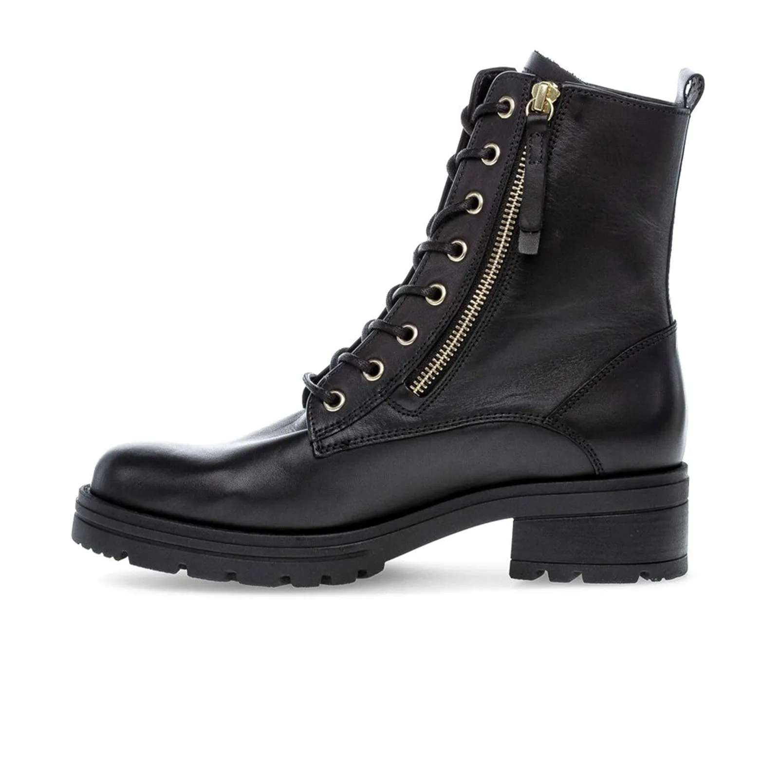 Gabor 52.785.67 Combat Zip Boot (Women) - Schwarz