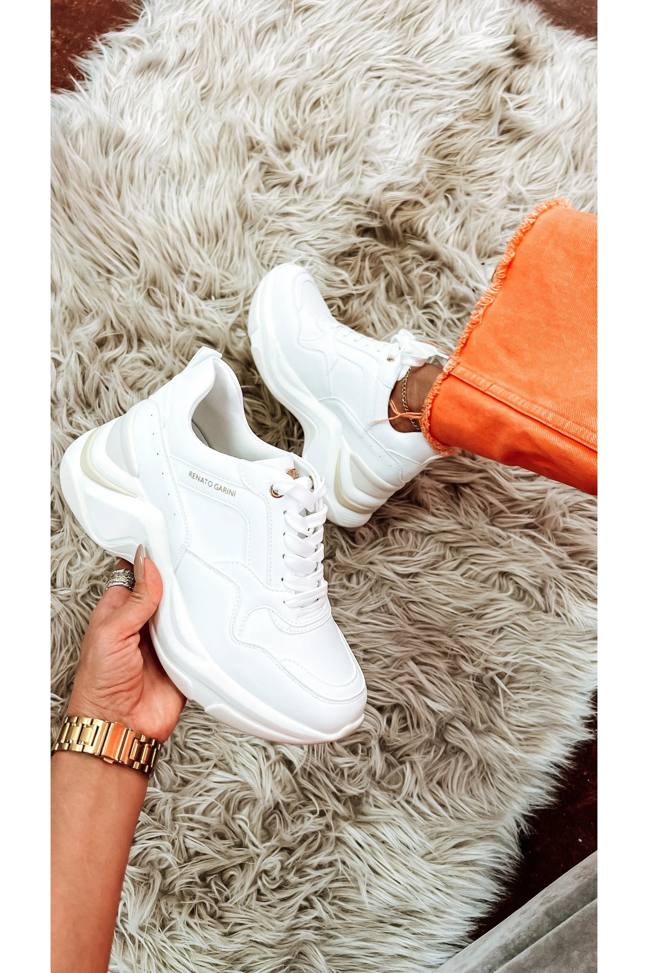 Garini Italy White Sneakers