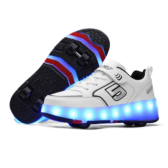 Gezzy Unisex Kids' Roller Sneakers