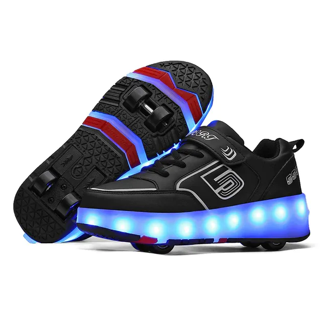 Gezzy Unisex Kids' Roller Sneakers