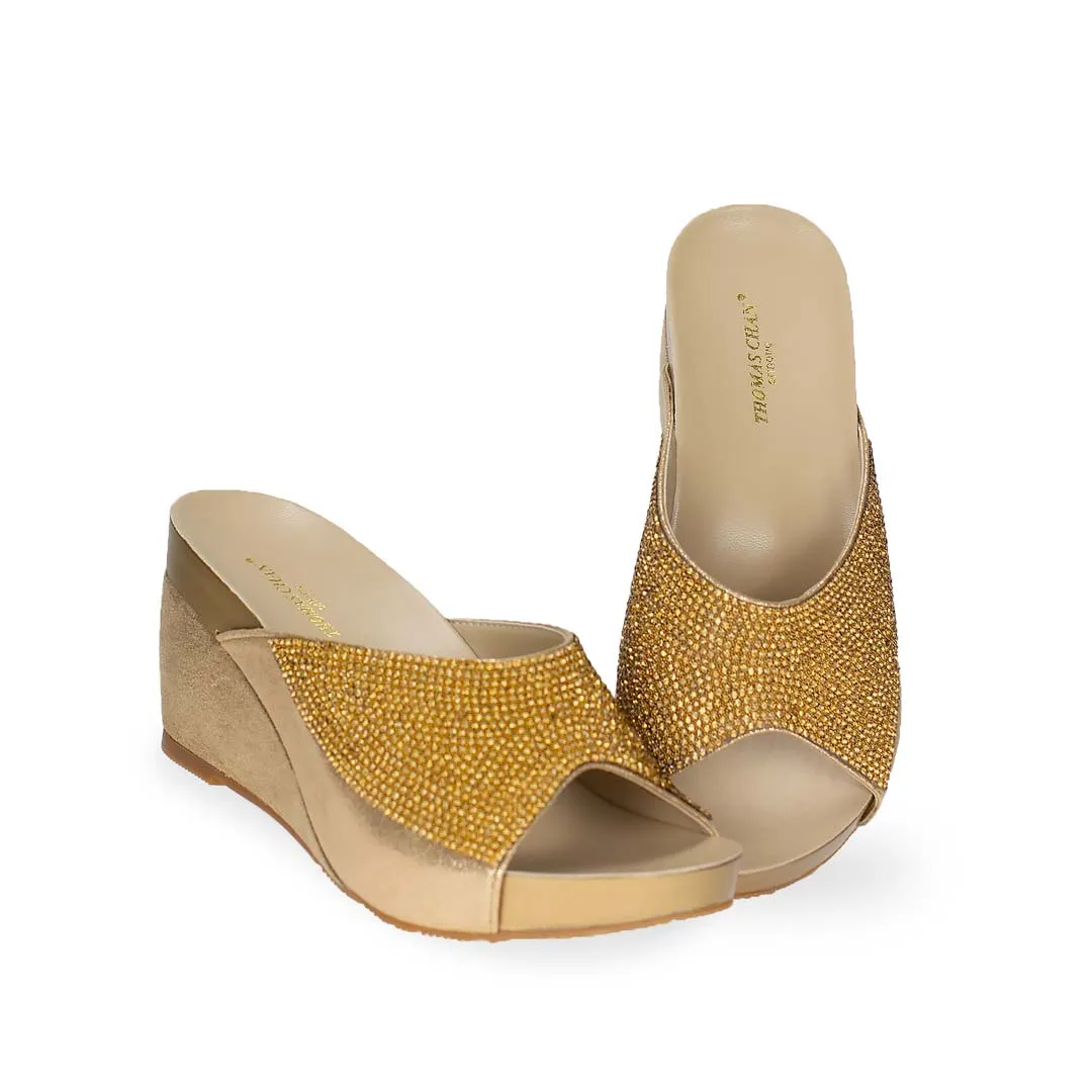 Glitter Crystal Dinner Wedges 3" inch [Arch-legance Series][ODD SIZES LEFT]