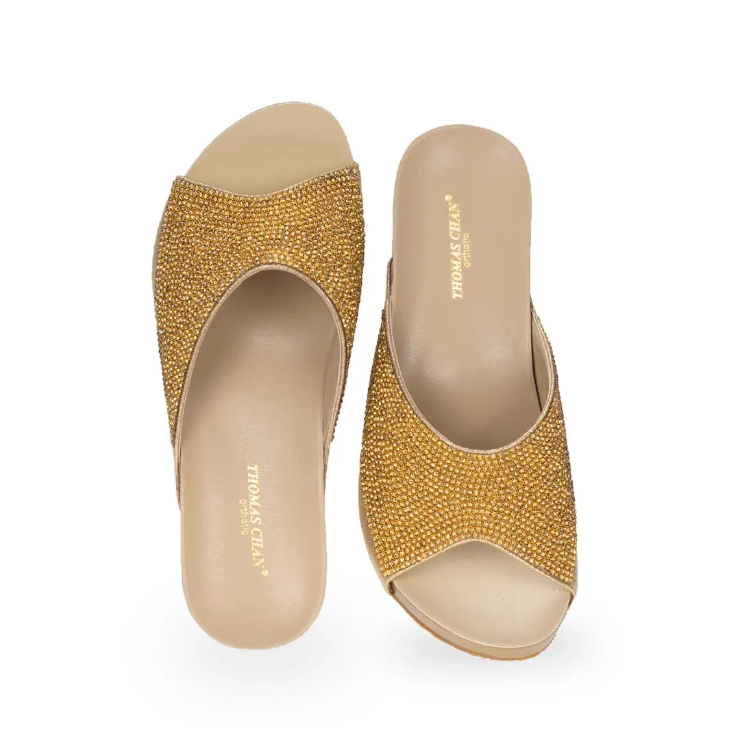 Glitter Crystal Dinner Wedges 3" inch [Arch-legance Series][ODD SIZES LEFT]