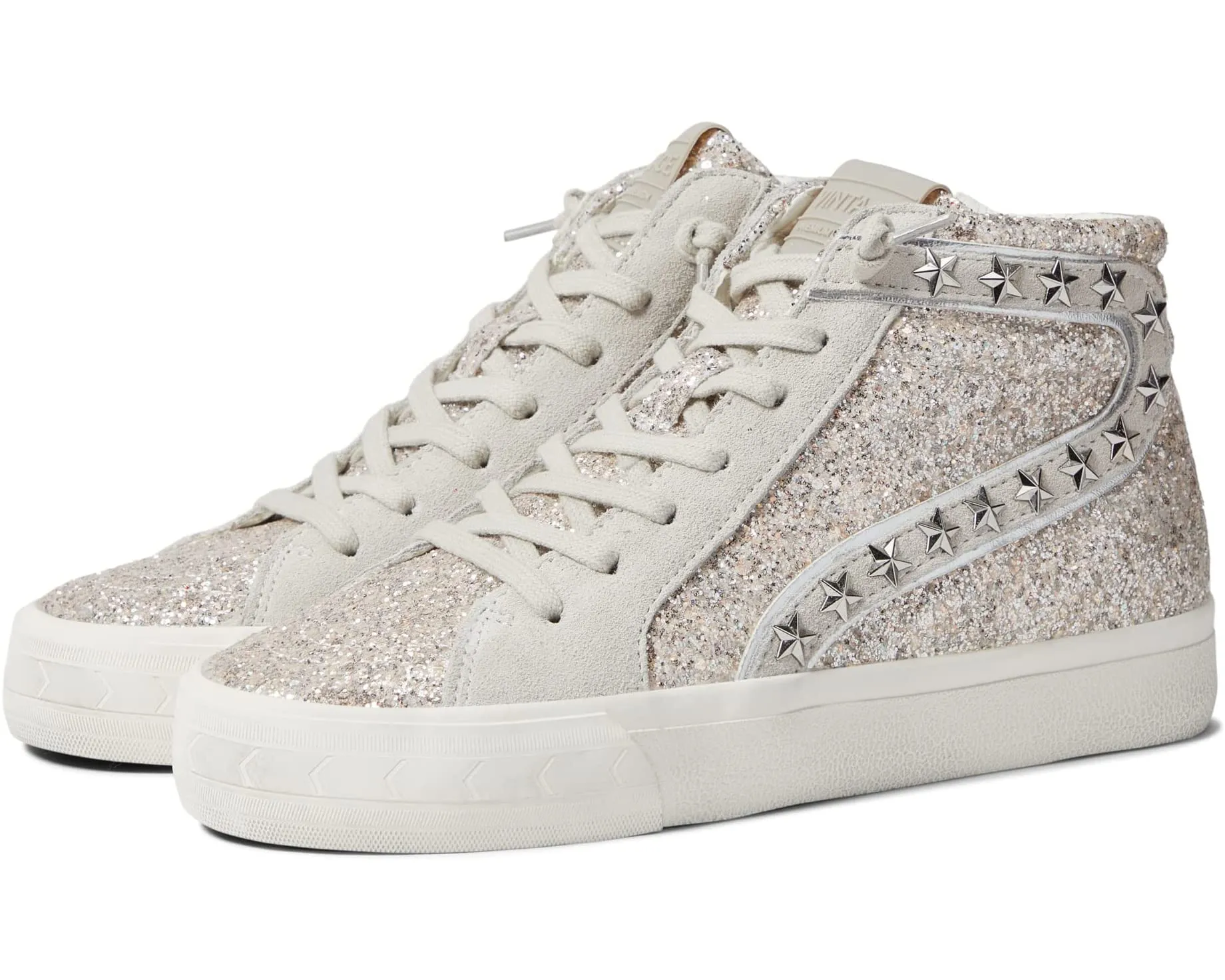 Hailey High Vintage Havana Sneakers, Glitter Wash