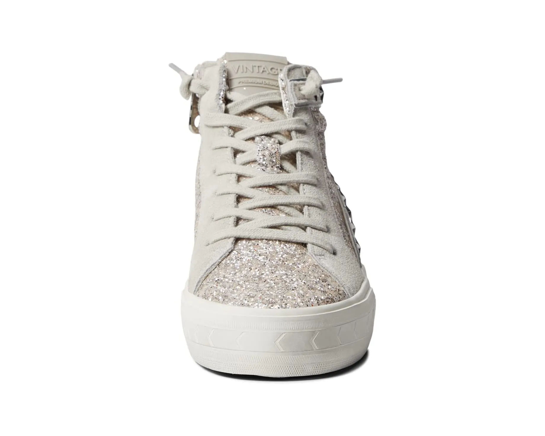 Hailey High Vintage Havana Sneakers, Glitter Wash