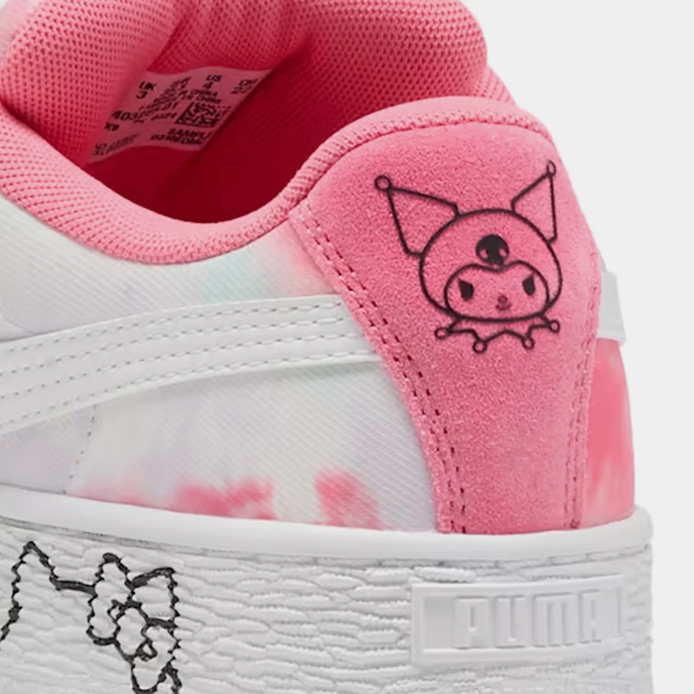 Hello Kitty And Friends Suede XL Grade School Lifestyle Shoes (Magic Rose/Peaceful Blue)