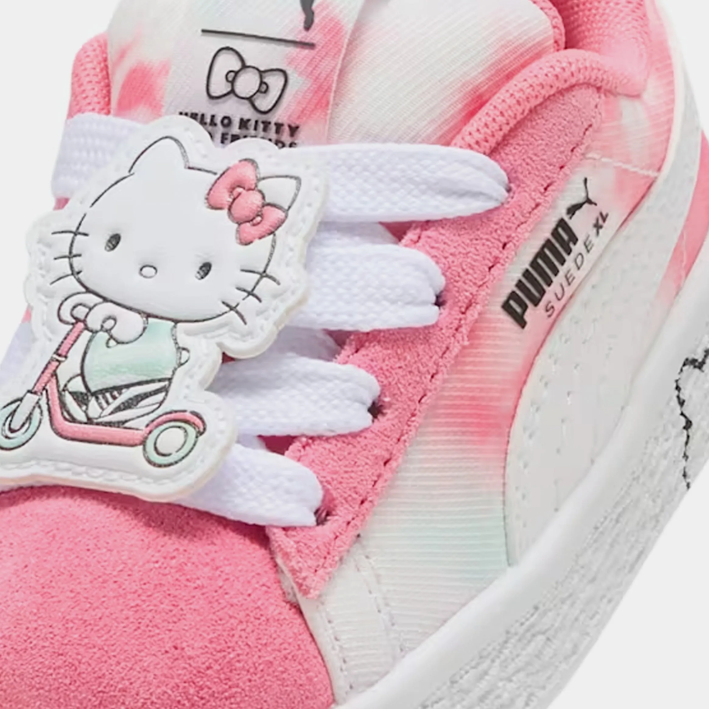 Hello Kitty And Friends Suede XL Toddler Lifestyle Shoes (Magic Rose/Peaceful Blue)