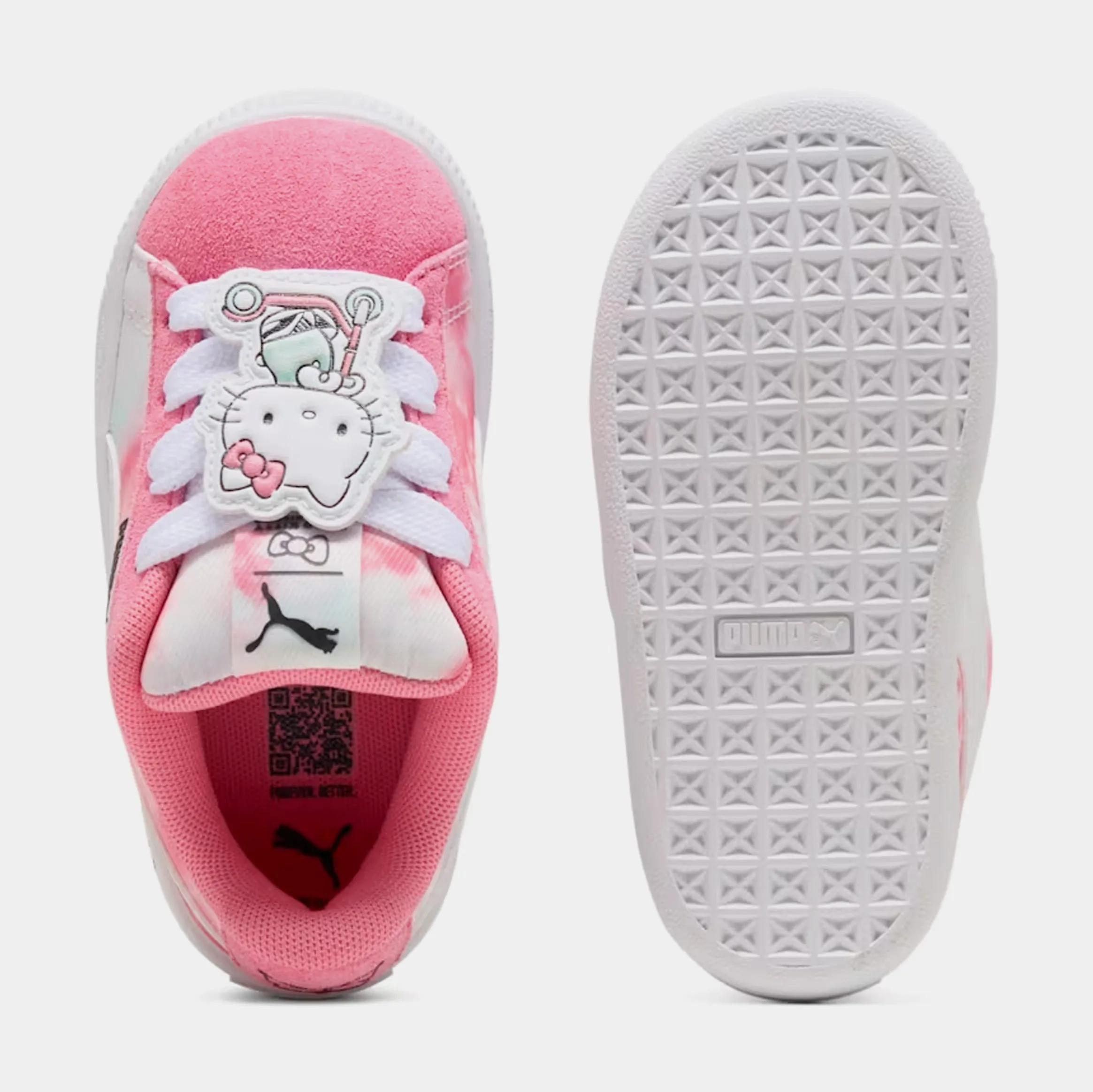 Hello Kitty And Friends Suede XL Toddler Lifestyle Shoes (Magic Rose/Peaceful Blue)