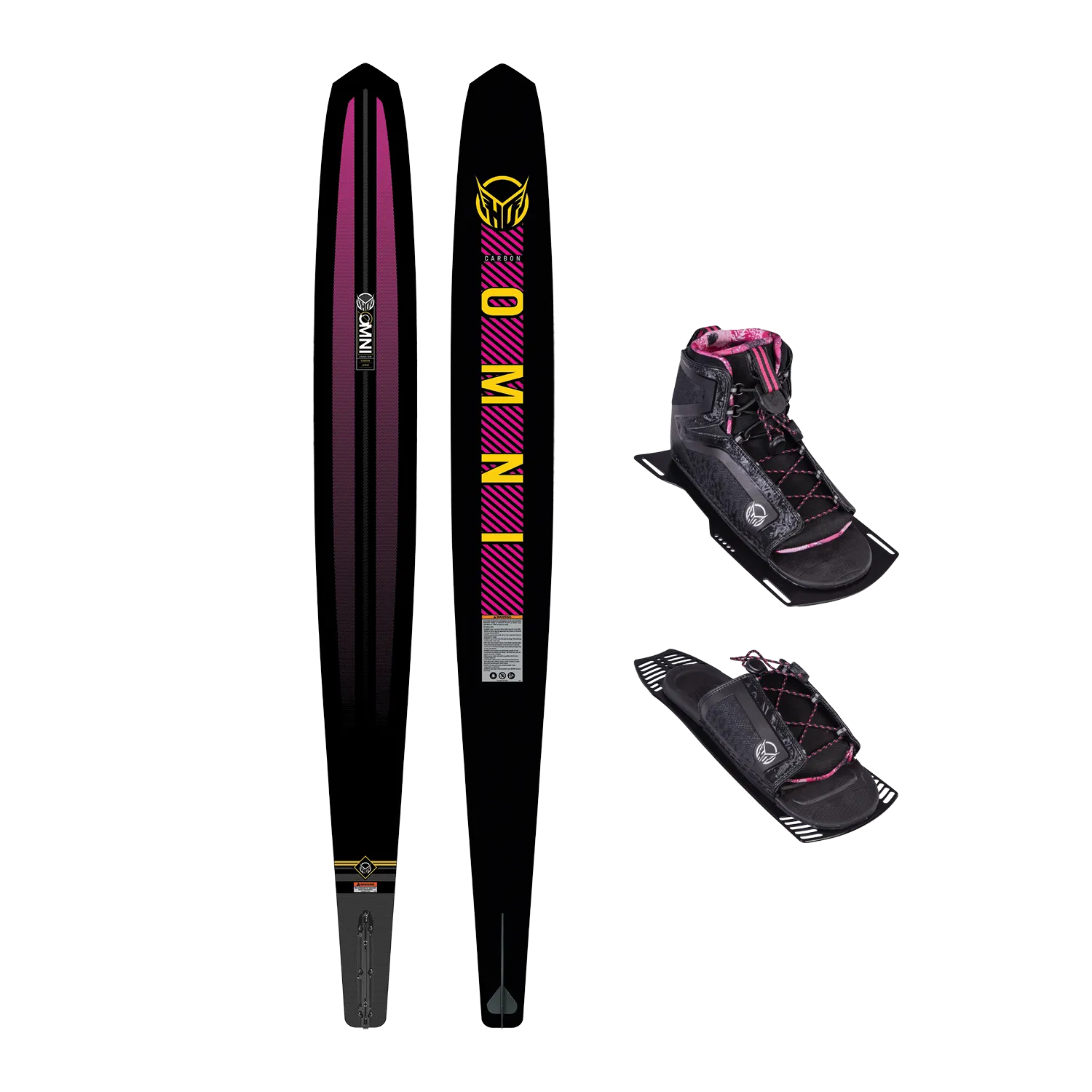 HO Sports Women's Carbon Omni Waterski w/ Stance 110 & ARTP Boots Package