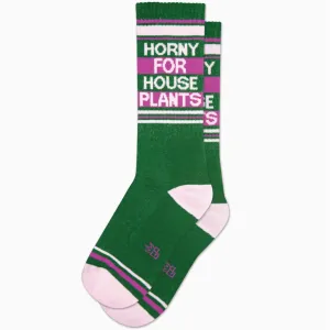 Horny For House Plants Gym Socks