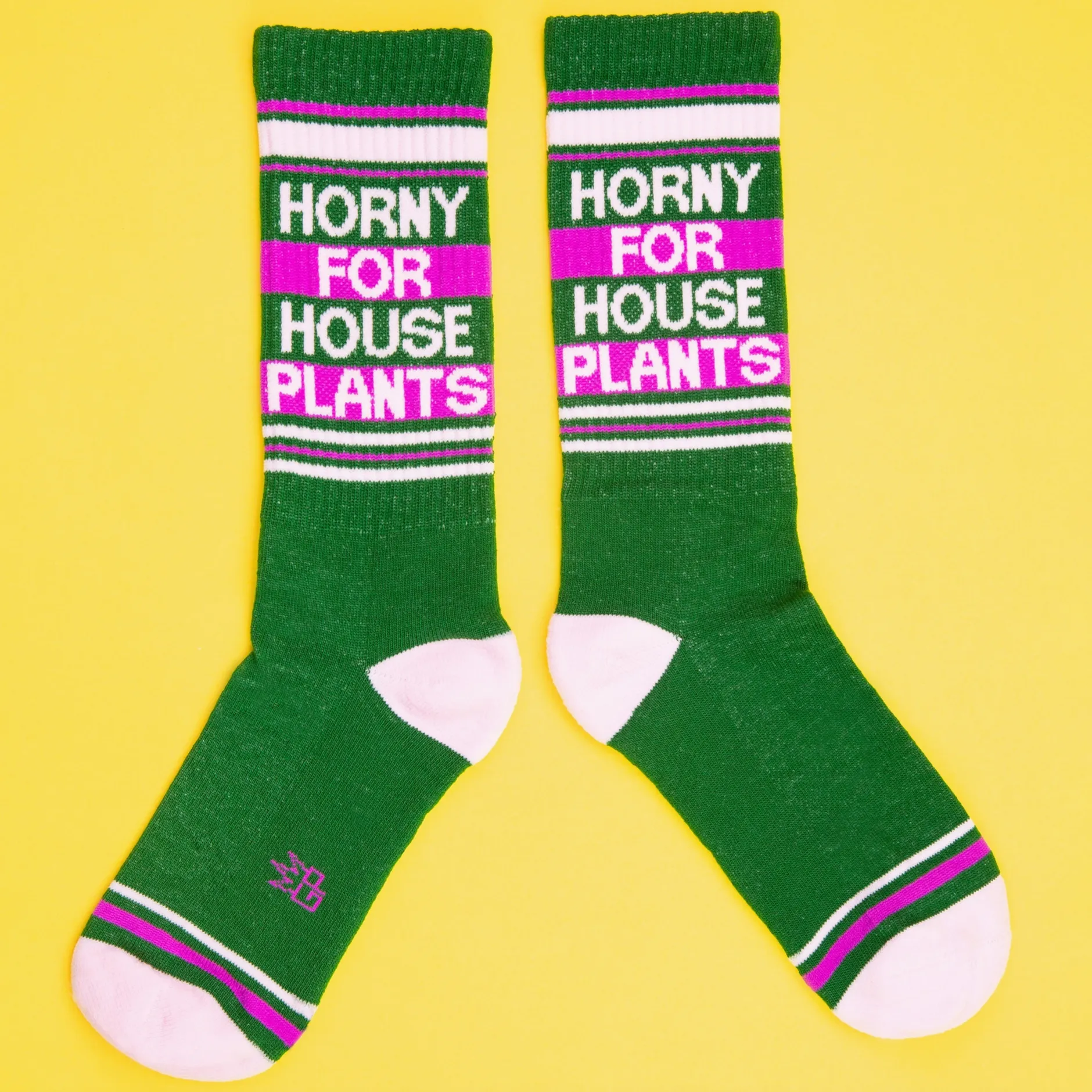 Horny For House Plants Gym Socks