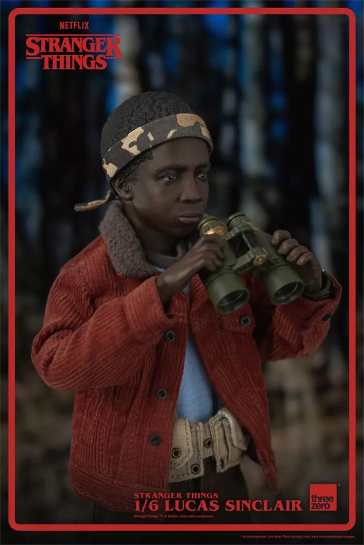 In-stock 1/6 ThreeZero 3Z0318 Stranger Things Lucas Sinclair Action Figure