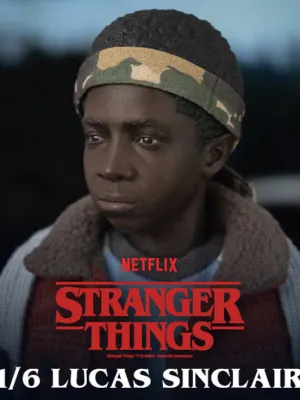 In-stock 1/6 ThreeZero 3Z0318 Stranger Things Lucas Sinclair Action Figure