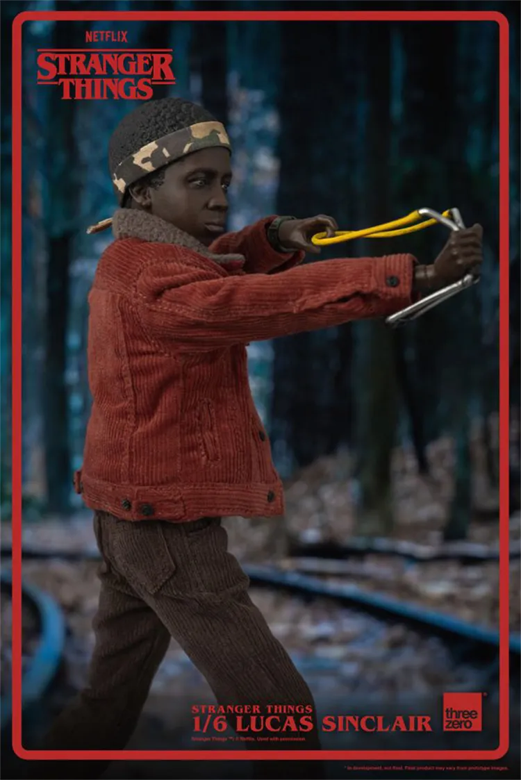 In-stock 1/6 ThreeZero 3Z0318 Stranger Things Lucas Sinclair Action Figure