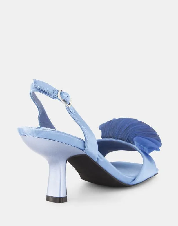 Jeffrey Campbell Duffy Heels in Blue Satin