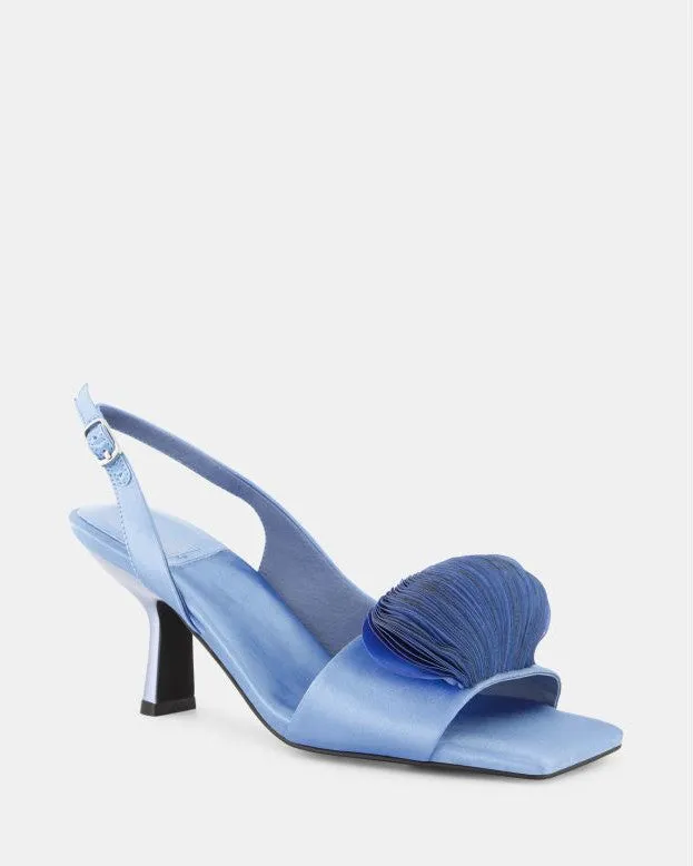 Jeffrey Campbell Duffy Heels in Blue Satin