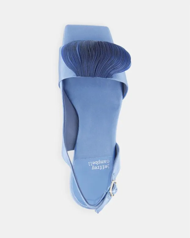 Jeffrey Campbell Duffy Heels in Blue Satin