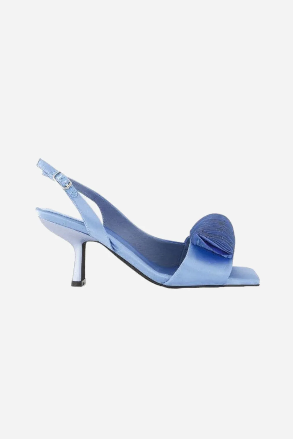 Jeffrey Campbell Duffy Heels in Blue Satin