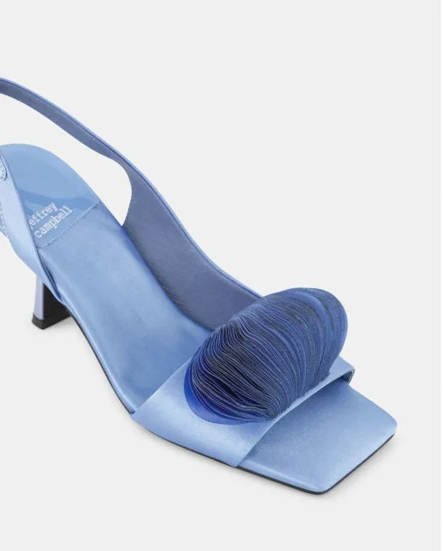 Jeffrey Campbell Duffy Heels in Blue Satin
